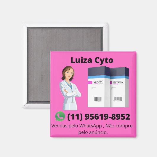 venda de cytotec original 11 95619-8952 magnet (Vorderseite/Rückseite)