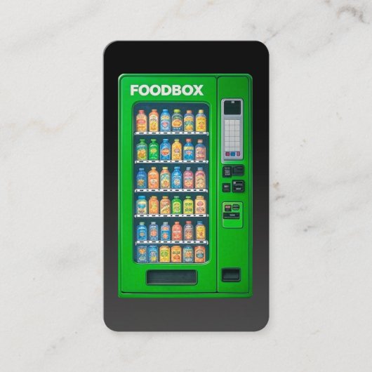 Vending Machine Maintenance Visitenkarte (Vorderseite)