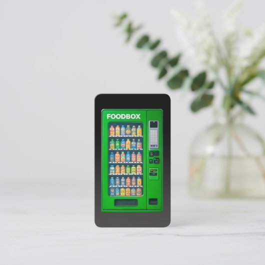 Vending Machine Maintenance Visitenkarte (Stehend Vorderseite)