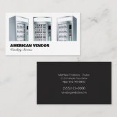 Vending Service Vendor Food Snack Visitenkarte (Vorne/Hinten)