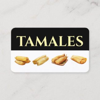 Vendo tamales Business Card Visitenkarte