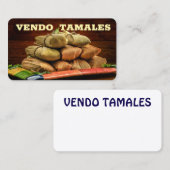 Vendo tamales Business Card Visitenkarte (Vorne/Hinten)