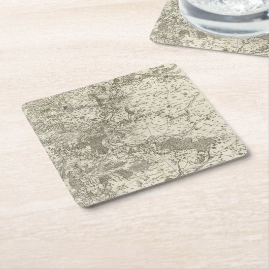 Vendome Rechteckiger Pappuntersetzer (angewinkelt)