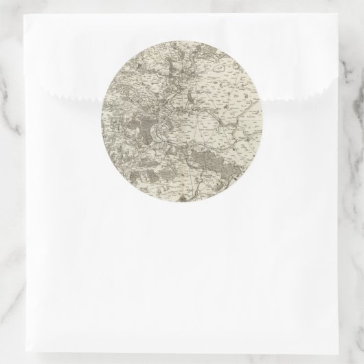 Vendome Runder Aufkleber (Tasche)