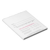 Vendor Lead Slips for Booking & Recruit Pink Zebra Notizblock (angewinkelt)