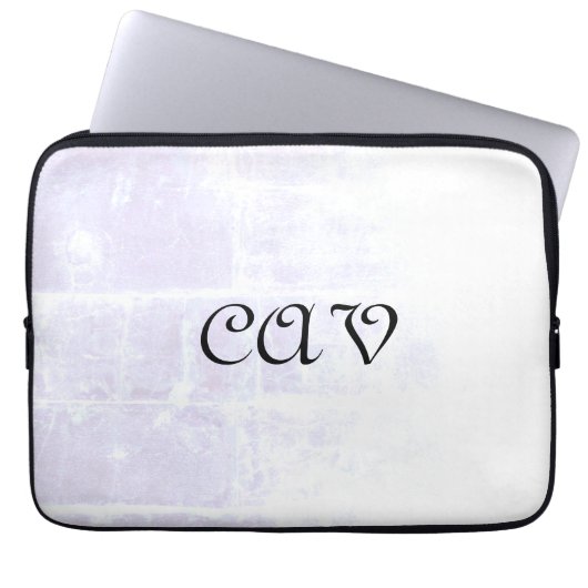 Vendredi Cornflower Blue Laptopschutzhülle (Vorderseite)