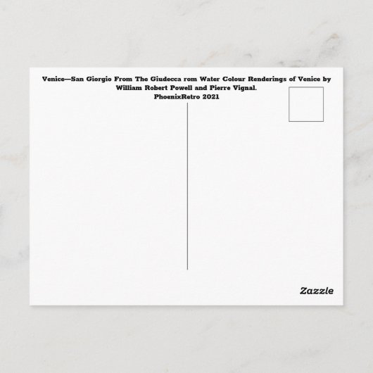 Venedig (2) postkarte (Rückseite)
