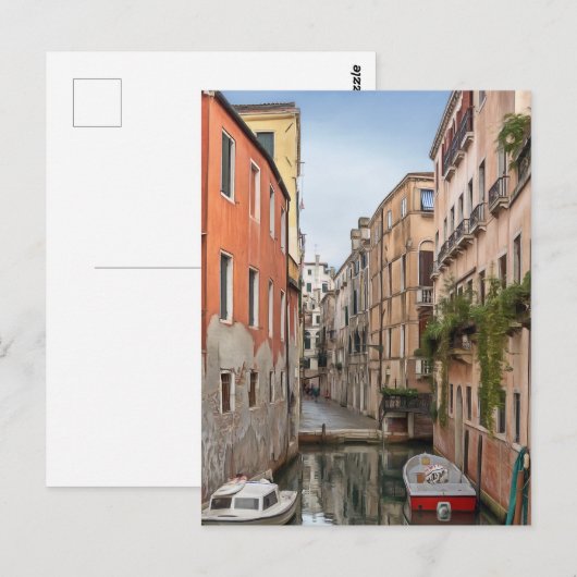 Venedig. #43.   postkarte (Vorne/Hinten)