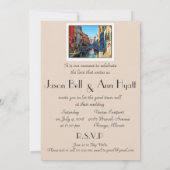 Venedig-Alley mit Liebe-Angebot Einladung (Rückseite)