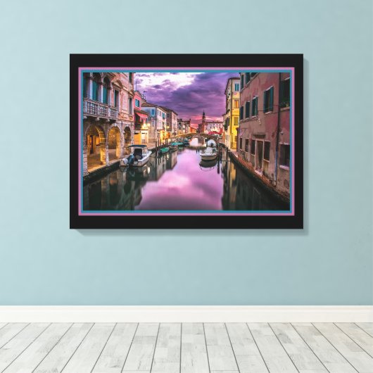 Venedig am Abend Leinwand (Insitu (Holzboden))