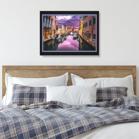 Venedig am Abend Leinwand (Insitu (Schlafzimmer))