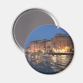 Venedig am Nachtmagnet Magnet (Vorderseite/Rückseite)