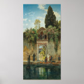 Venedig, am Tor des Klosters San Lazzaro Poster (Vorne)