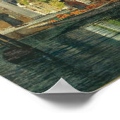 Venedig, am Tor des Klosters San Lazzaro Poster (Ecke)