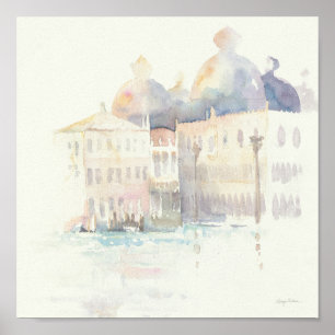 Venedig-Aquarell Poster