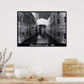 Venedig - Architektur am Abend Nr. 1 (Poster) Poster (Küche)