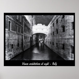 Venedig - Architektur am Abend Nr. 1 (Poster) Poster