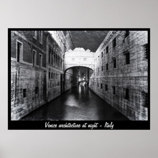 Venedig - Architektur am Abend Nr. 1 (Poster) Poster (Vorne)