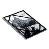 Venedig, Architektur, Gondeln in BW (Notebook) Notizblock (Rechte Seite)