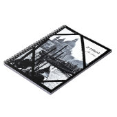 Venedig, Architektur, Gondeln in BW (Notebook) Notizblock (Linke Seite)