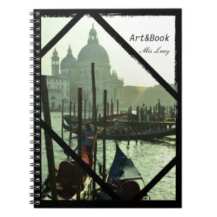 Venedig, Architektur, Gondeln (Notebook) Notizblock