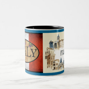 Venedig Architektur Seufzerbrücke Zweifarbige Tasse