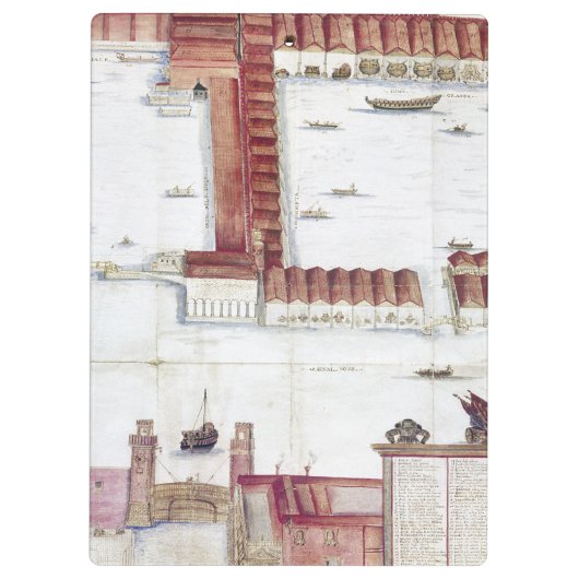 VENEDIG: ARSENALE KLEMMBRETT (Rückseite)