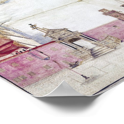 VENEDIG: ARSENALE POSTER (Ecke)