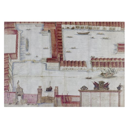VENEDIG: ARSENALE SCHNEIDEBRETT (Vorderseite)