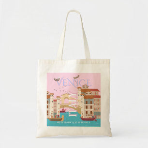 Venedig Art Reisen, Italien, Retro Art Reisen Tragetasche