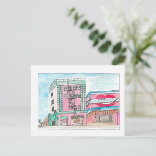 Venedig Beach Boardwalk #3 Postkarte (Stehend Vorderseite)