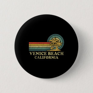 Venedig Beach California Familienurlaub Vintag Pa Button