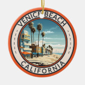 Venedig Beach California Keramik Ornament (Vorne)