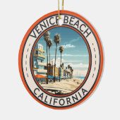 Venedig Beach California Keramik Ornament (Links)