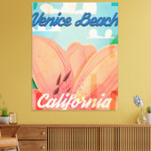 Venedig Beach California Leinwanddruck (Insitu (Wohnzimmer))