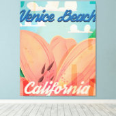 Venedig Beach California Leinwanddruck (Insitu (Holzboden))