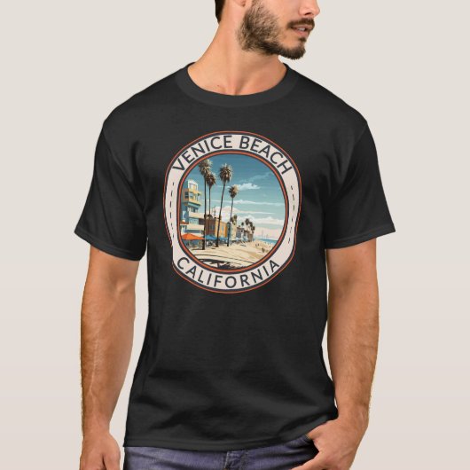 Venedig Beach California T-Shirt (Vorderseite)