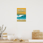 Venedig Beach California Vintage Poster (Küche)