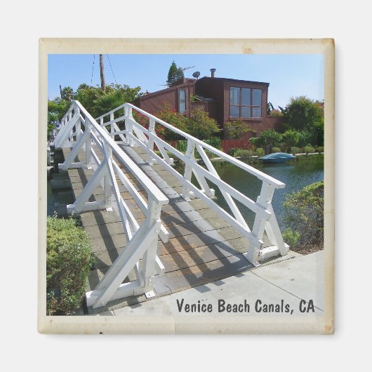 Venedig Beach Canals Magnet! Magnet (Vorne)