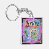 Venedig Beach Der wahre Fortschritt Schlüsselanhän Schlüsselanhänger (Vorderseite links)