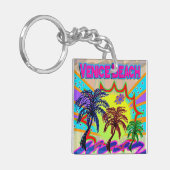 Venedig Beach Ewiger Schlüsselanhänger (Vorderseite links)