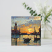 Venedig bei Sonnenuntergang (Stehend Vorderseite)
