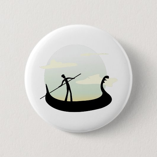 Venedig-Boot Button (Vorderseite)