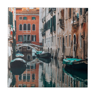 Venedig Boote Fliese