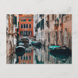 Venedig Boote Postkarte