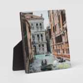 Venedig Bootskanal Fotoplatte (Vorderseite)