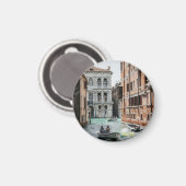 Venedig Bootskanal Magnet (Vorderseite/Rückseite)