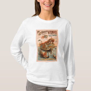 Venedig, Braut des Meeres an Olympia-Gondeln 3 T-Shirt