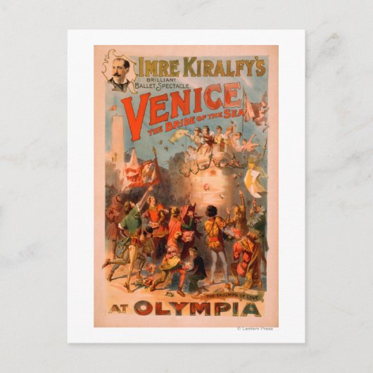 Venedig, Bride of the Sea im Olympia Ballett Postkarte (Vorderseite)