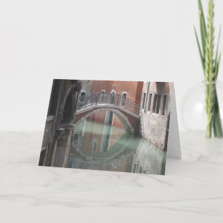 Venedig-Brücke - notecard Karte